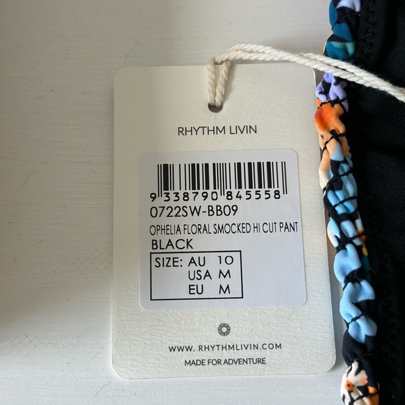 Rhythm Floral Smocked Bikini - Picture 5 of 7